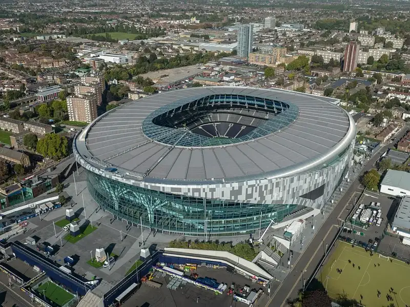 Tottenham Hotspur Stadium in London